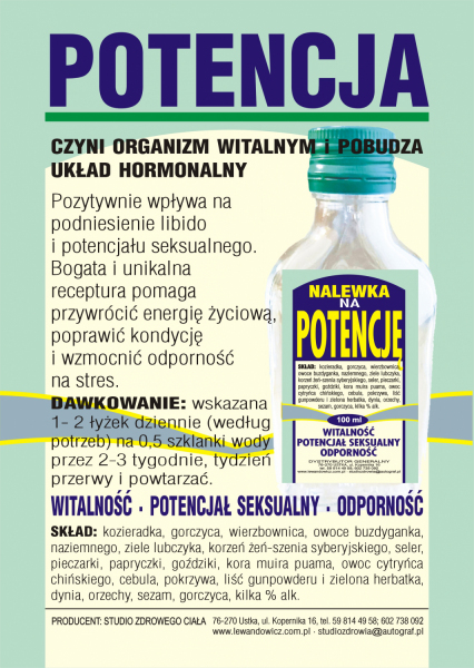 Nalewka na potencję - 200ml