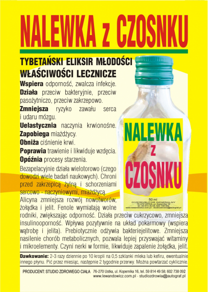 Nalewka z czosnku 50ml